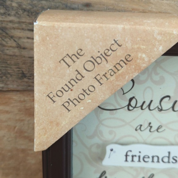"Cousins are friends from the same family tree" Photo Frame by New View Gifts - Picture 3 of 11